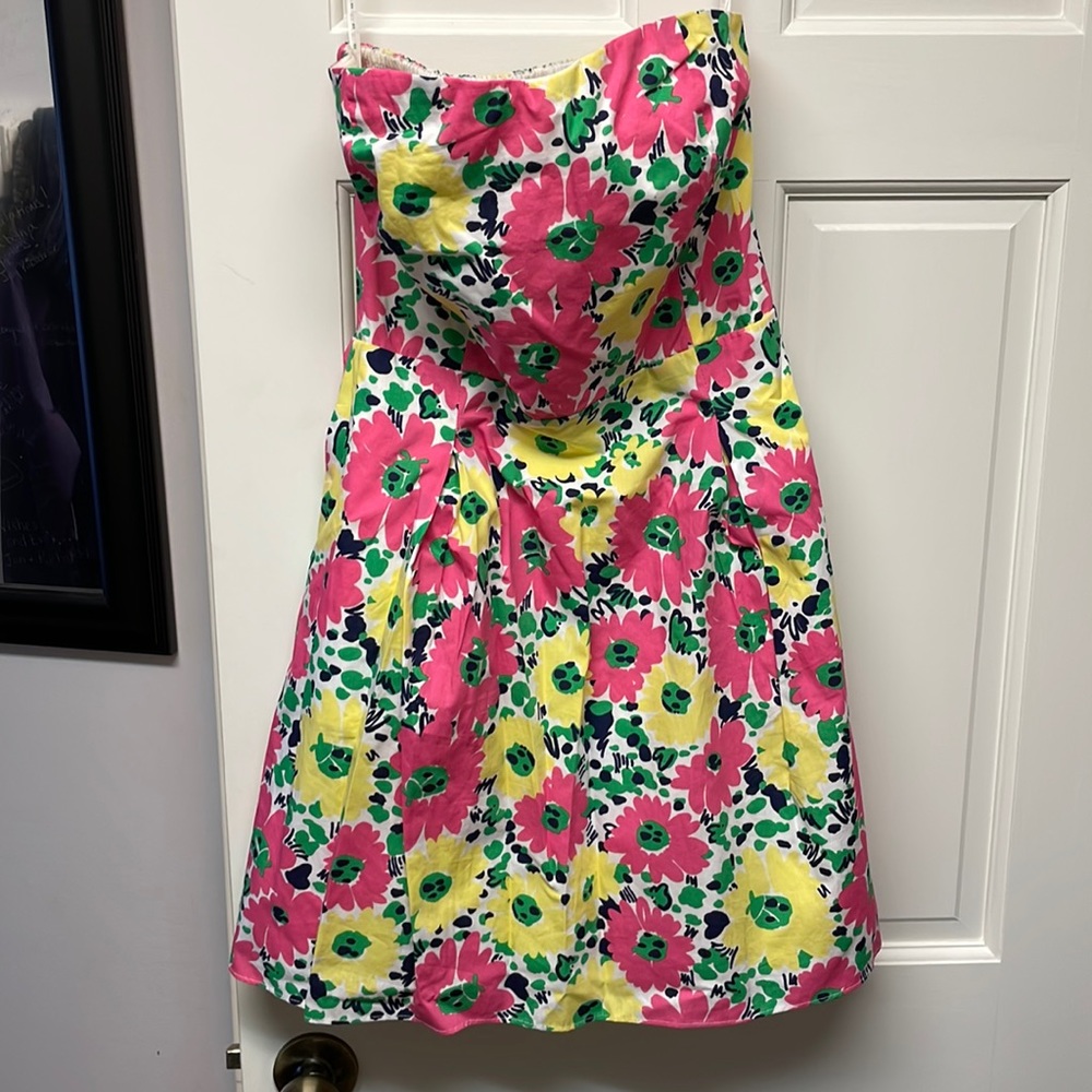 Lilly Pulitzer strapless dress